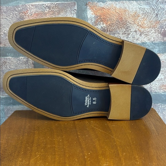 Vintage Foundry Co. NYC Est 2014, Black Leather Oxford Shoes - Picture 4 of 10